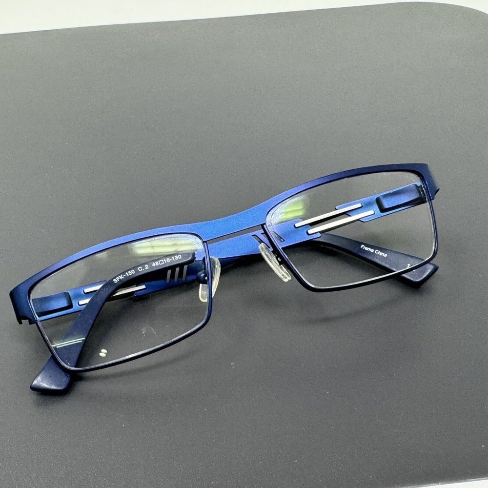 Superflex Kids Eyeglasses Frame SFK-150 C.2 48-16-130 Blue  Full Rim